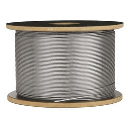 1/8" 1x19 Duplex 2205 Stainless Steel Cable – Marine Grade –250 ft Spool