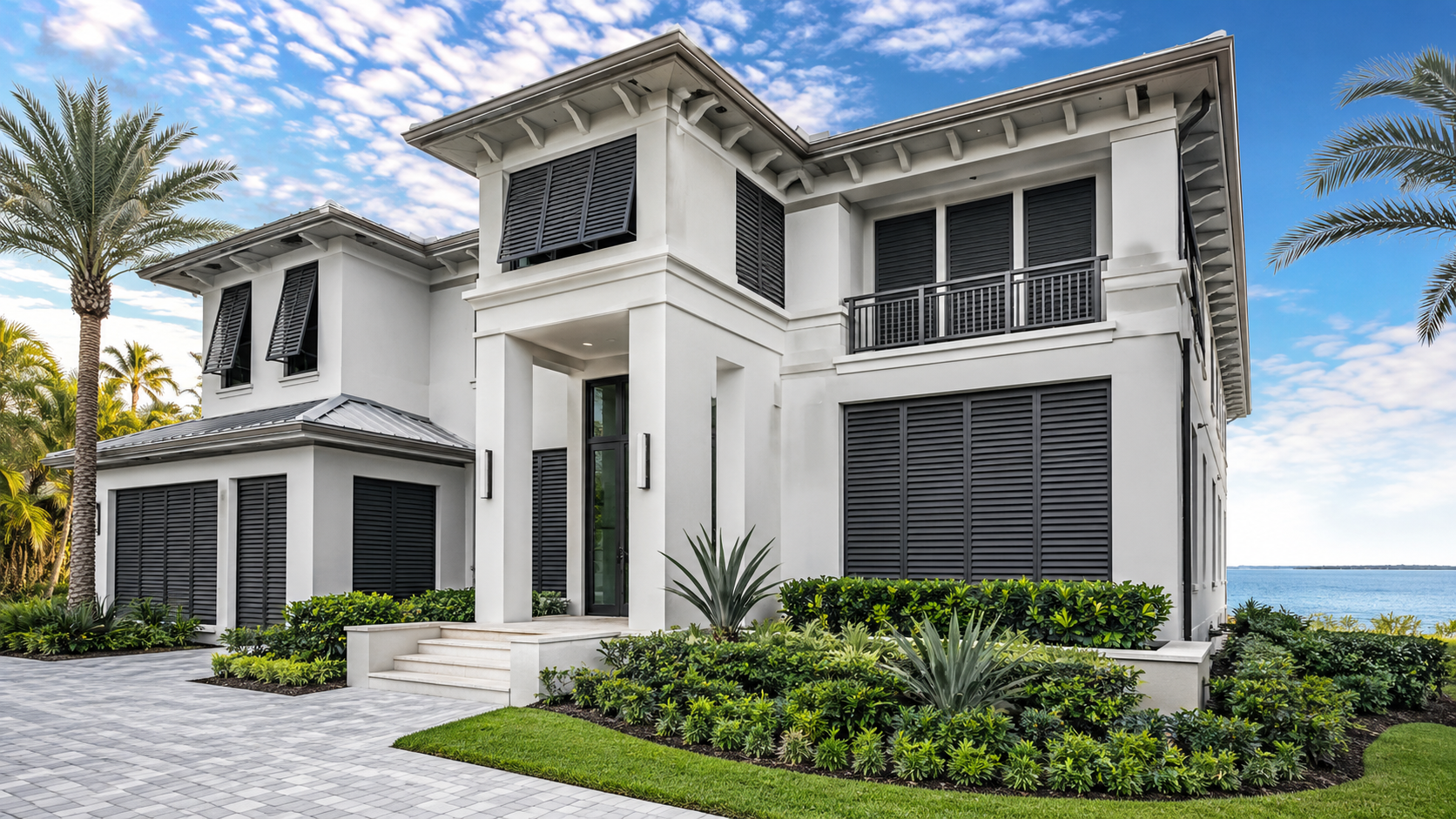 Finished Shoreline Shutter Systems for Coastal, Residential & Commercial Projects
