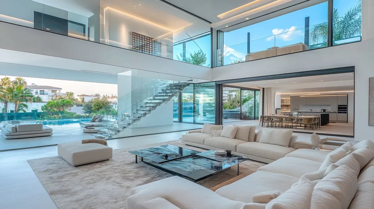 Premium architectural glass installation